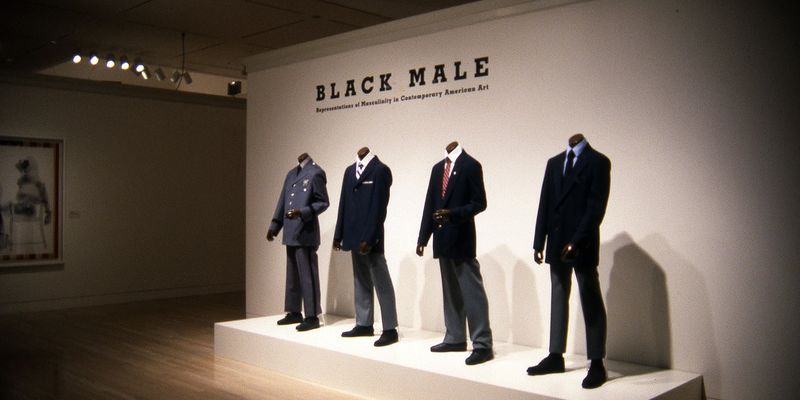 Black Male: Representations of Masculinity in Contemporary American Art, installation view, Hammer Museum, Los Angeles, April 25, 1995–June 18, 1995.
