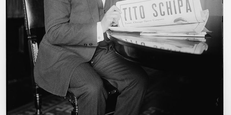 Tito Schipa. Bain Collection, Library of Congress.
