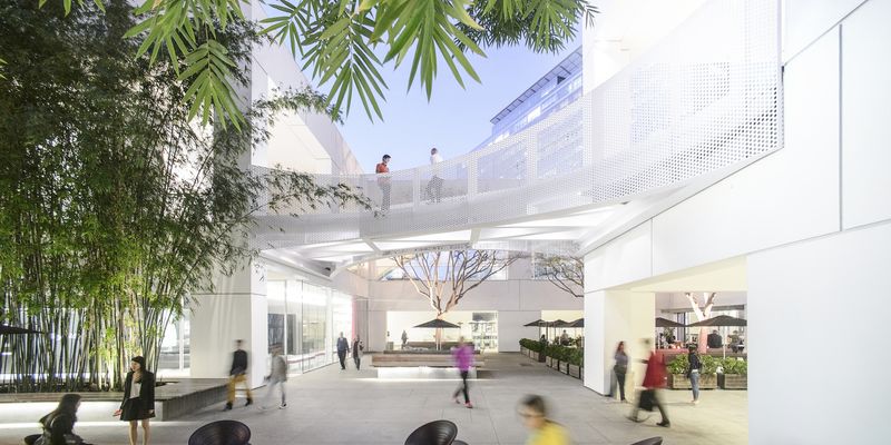 Hammer Museum courtyard