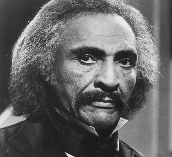 Actor William Marshall as Frederick Douglass