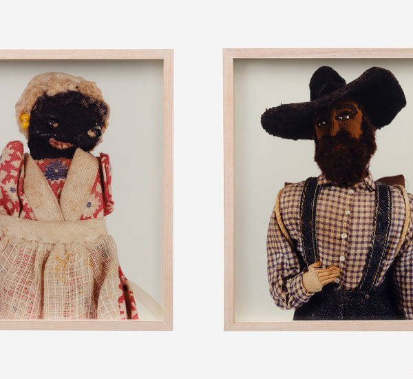 Photographs of old dolls portraying Black caricatures
