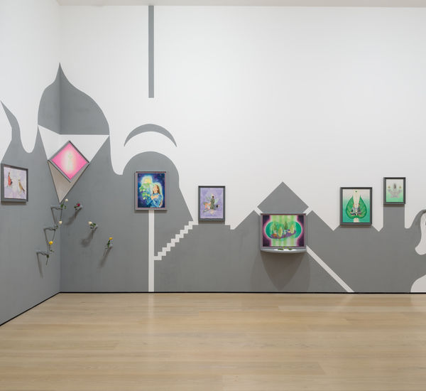 View of an exhibition in an art gallery