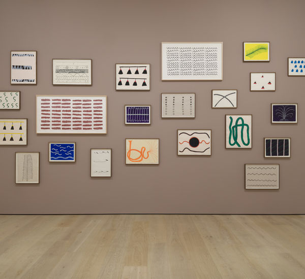View of an exhibition in an art gallery
