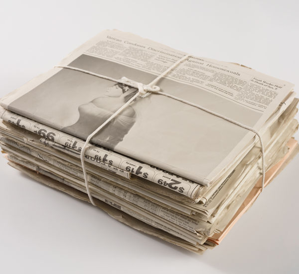 image of stack of newspapers