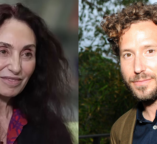 Headshots of Brigitte Caland and Aram Moshayedi