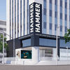 Rendering of new Hammer museum lobby entrance at the corner of Wilshire and Westwood