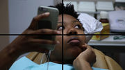 Martine Syms, Laughing Gas, 2016. Four-channel digital video, color, sound. 6:59 min.