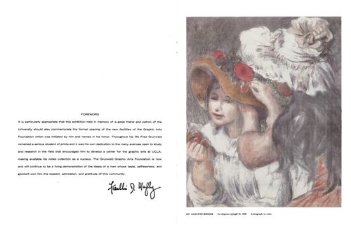 Digitized version of the Fred Grunwald Collection: A Memorial Exhibition catalogue, Grunwald Graphic Arts Foundation, Dickson Art Center, UCLA, 1966