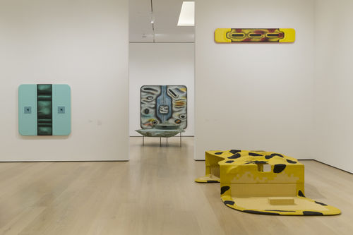 Install shot of 'Tishan Hsu: Liquid Circuit' at the Hammer Museum