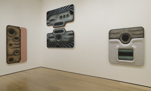 Install shot of 'Tishan Hsu: Liquid Circuit' at the Hammer Museum
