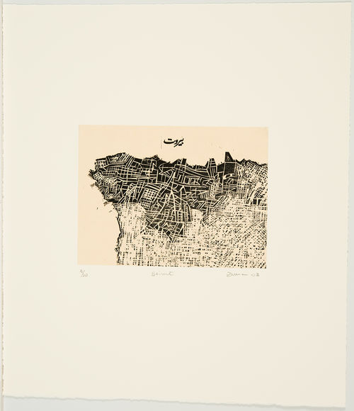 Zarina, “The Cities Blotted into the Wilderness (Adrienne Rich after Ghalib),” Beirut (2003)