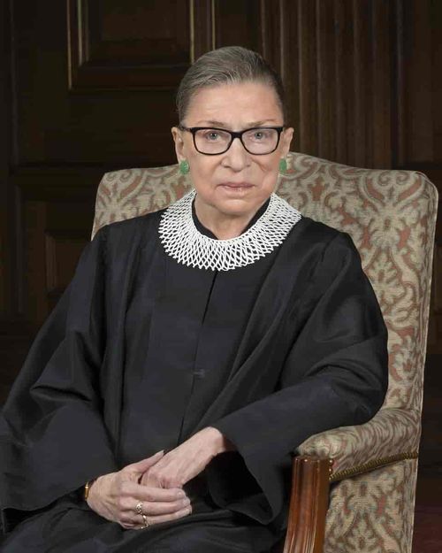 Photo portrait of Supreme Court Justice Ruth Bader Ginsburg