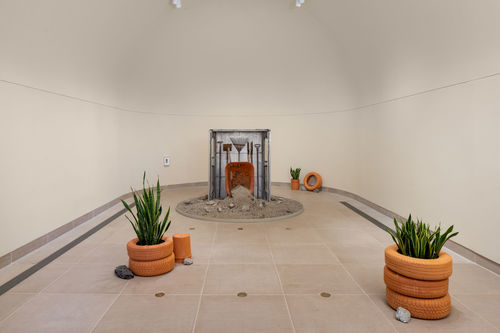 Installation view of 'Hammer Projects: noé olivas' at the Hammer Museum