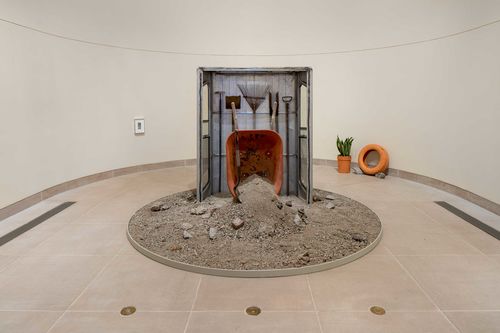 Installation view of 'Hammer Projects: noé olivas' at the Hammer Museum