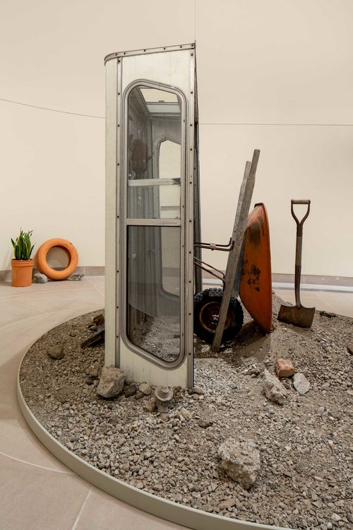 Installation view of 'Hammer Projects: noé olivas' at the Hammer Museum