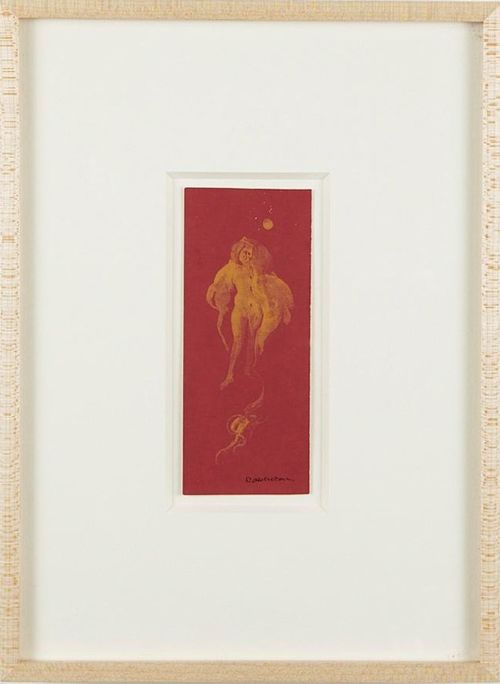 Woman floating.