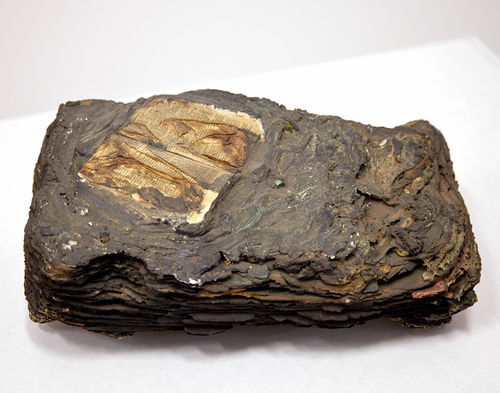 A sculpture made from the detritus of the Watts Uprising