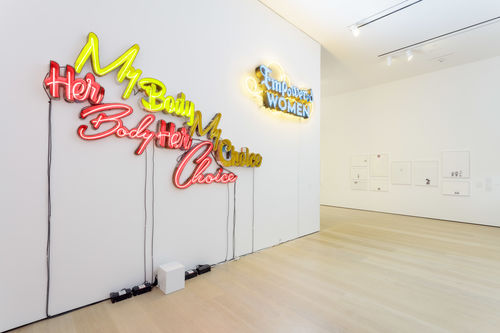 Andrea Bowers, installation view