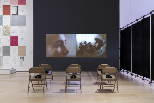 Andrea Bowers, installation view