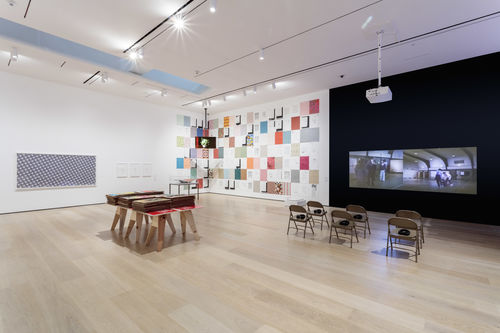 Andrea Bowers, installation view