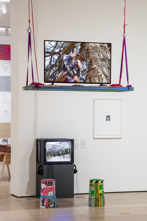 Andrea Bowers, installation view