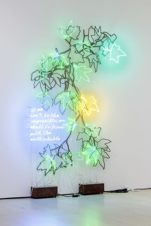 Andrea Bowers, installation view