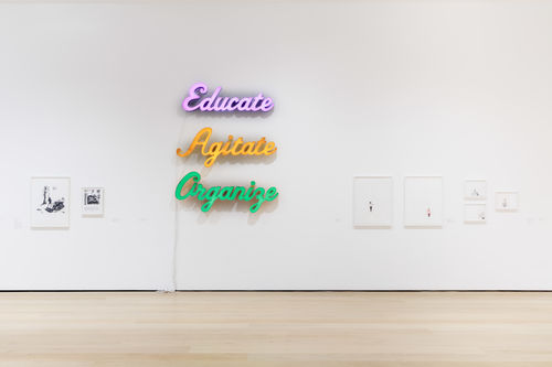 Andrea Bowers, installation view