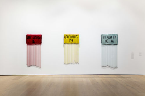 Andrea Bowers, installation view