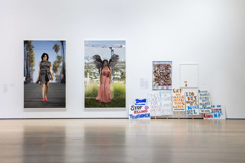 Andrea Bowers, installation view
