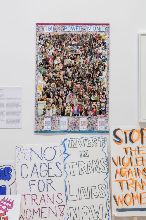 Andrea Bowers, installation view