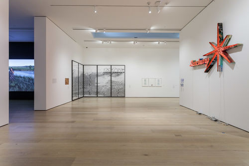 Andrea Bowers, installation view