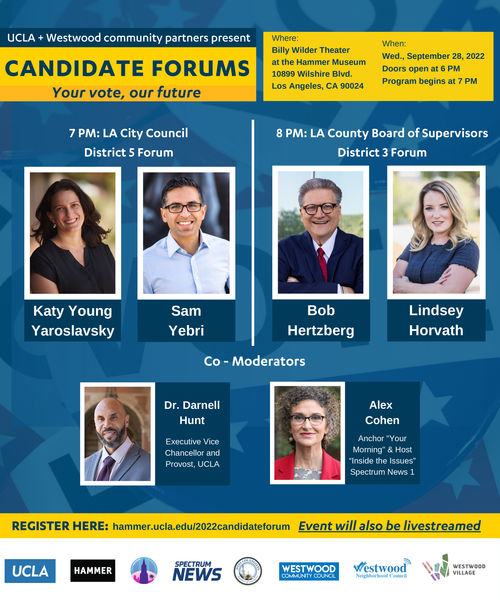 2022 CD5 and SD3 Candidate Forum invitation