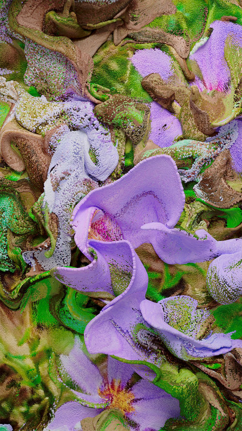 A digitally-processed image of nature