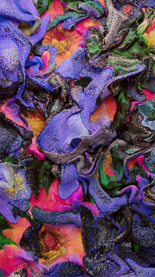 A digitally-processed image of nature