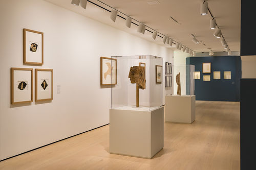 Installation view, Picasso Cut Papers at the Hammer Museum