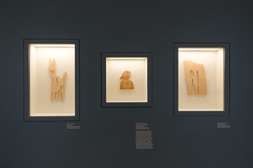 Installation view, Picasso Cut Papers at the Hammer Museum
