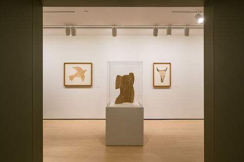 Installation view, Picasso Cut Papers at the Hammer Museum