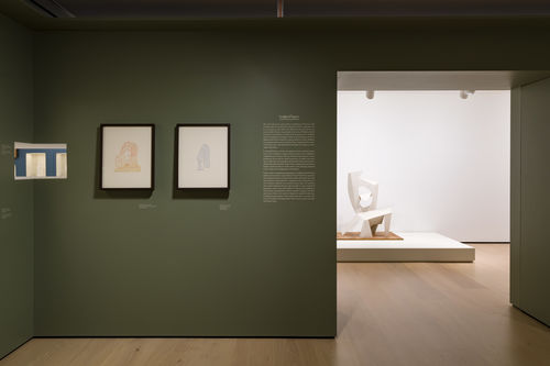 Installation view, Picasso Cut Papers at the Hammer Museum