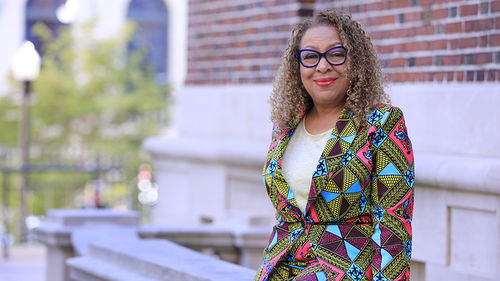 Color photo portrait of Dr. Kellie Jones