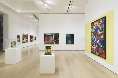 View of Bob Thompson: This House Is Mine at the Hammer Museum