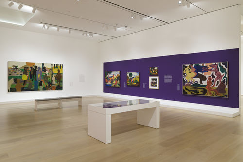 View of Bob Thompson: This House Is Mine at the Hammer Museum