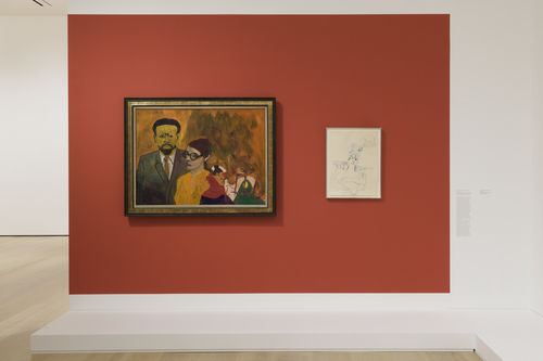 View of Bob Thompson: This House Is Mine at the Hammer Museum