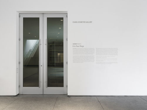 Installation photograph of Hammer Projects: Eric-Paul Riege