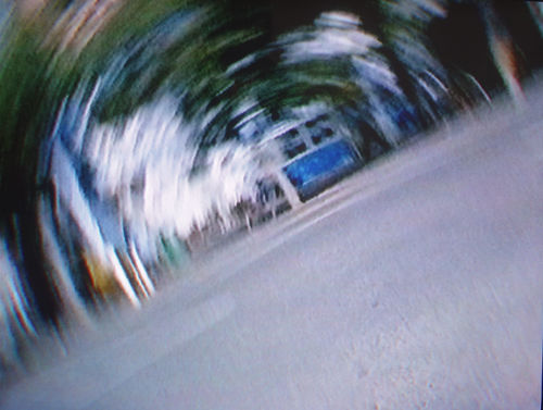 Radial blurred image