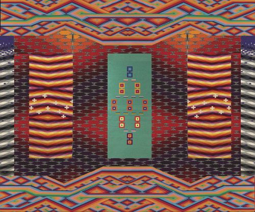 Colorful Native American pattern