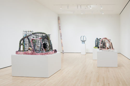 Gallery view of sculpture exhibition