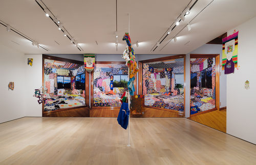 View of a gallery exhibition