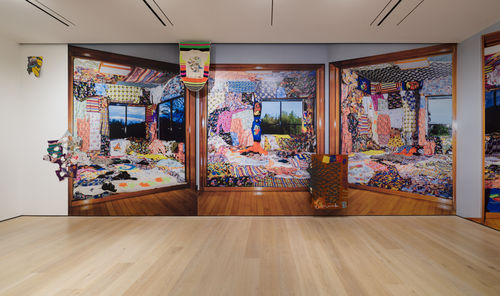 View of a gallery exhibition