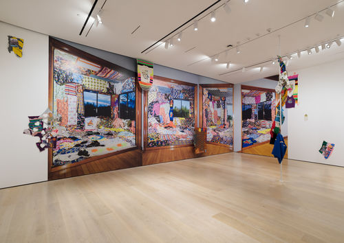 View of a gallery exhibition