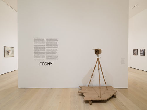 View of a gallery exhibition